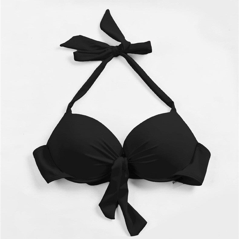 Damen Push-Up-Bikini-Top mit elegantem Schleifen-Design Drune