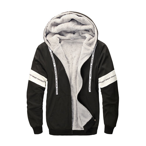 Herren Bequemer Fleece-Kapuzenpullover Drune