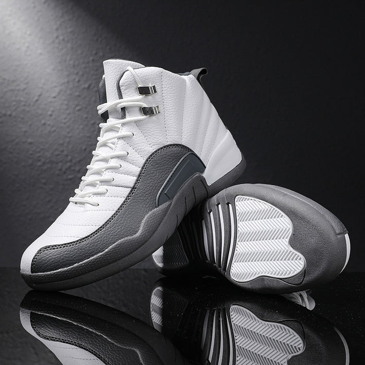 Herren Retro-inspirierte Performance-Basketballstiefel mit verstärkter Seitenwand Drune