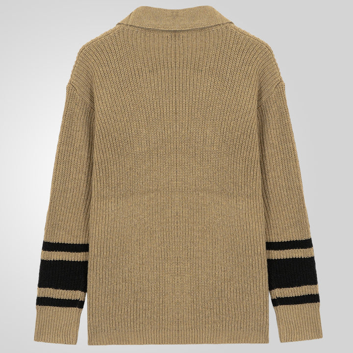 Herren Grobstrickcardigan mit modernen Details und praktischen Taschen Drune