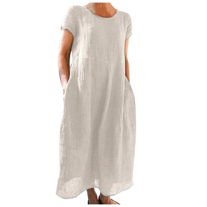 Damen Langarm Sommerkleid Drune