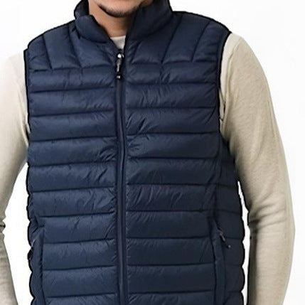 Herren Steppweste mit Primaloft‑Isolierung, Stehkragen und Reißverschluss Drune