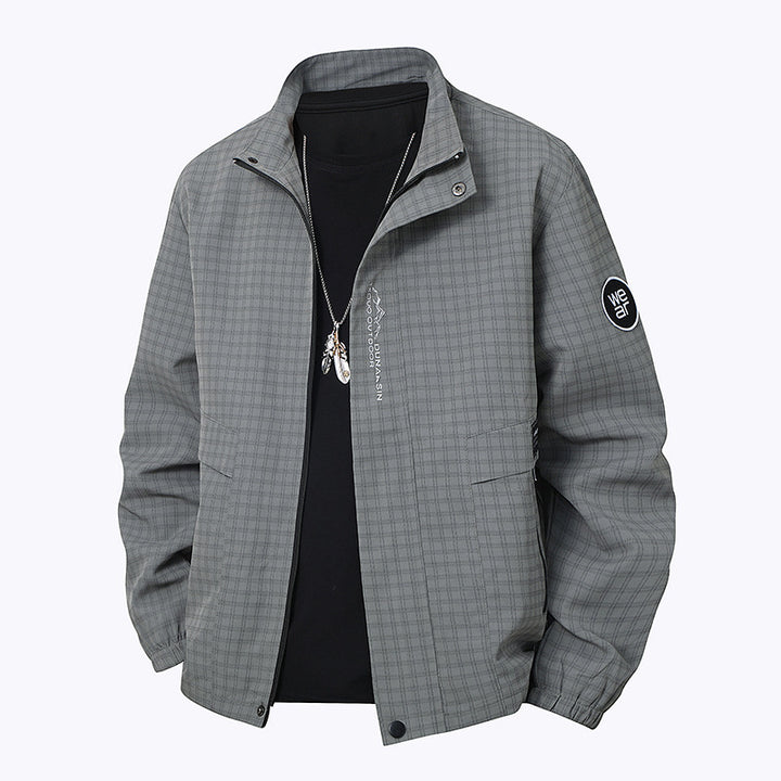 Herren Multifunktionale Windjacke mit hohem Kragen Drune