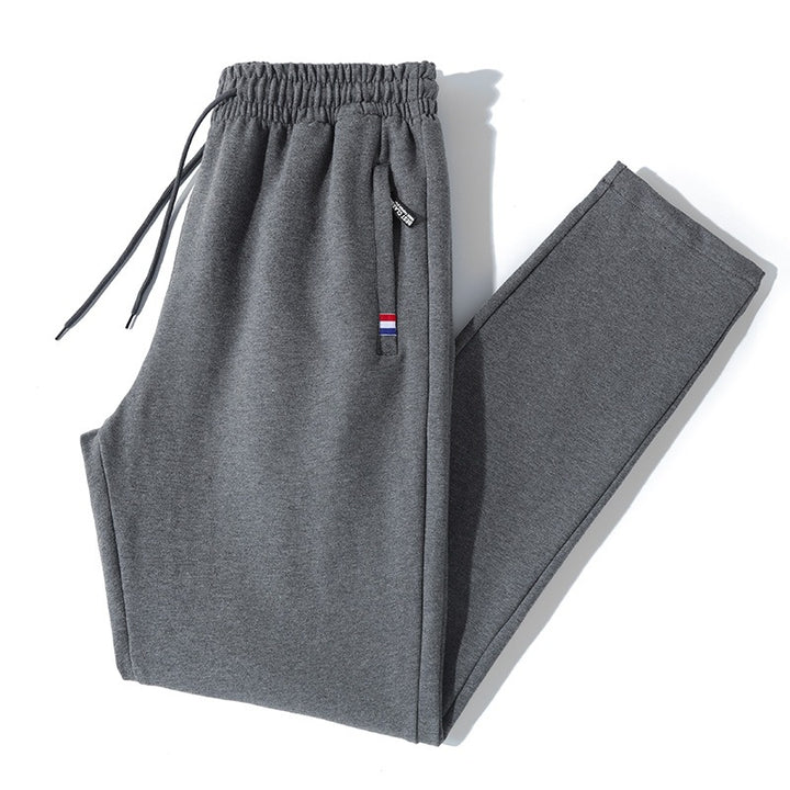 Herren Tapered-Jogginghose mit Tunnelzug, Reißverschlusstasche & Rippbündchen Drune