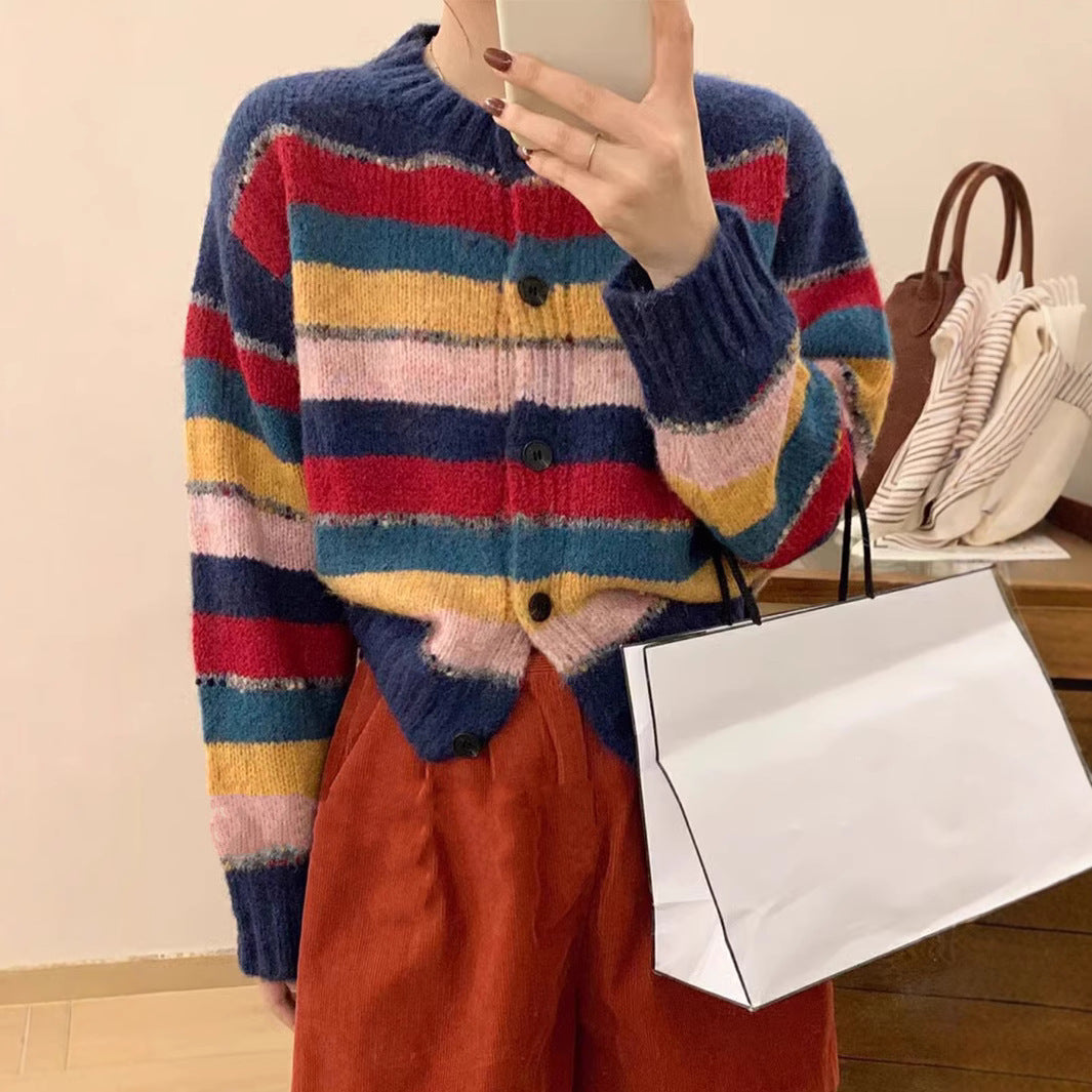 Damen modischer Strickcardigan Drune