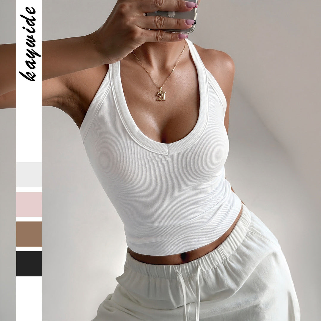 Damen Sportliches Trägershirt mit modischem Bicolor-Design Drune