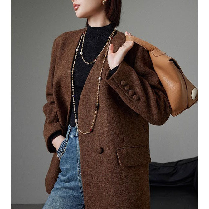 Damen Eleganter oversized Blazer Drune
