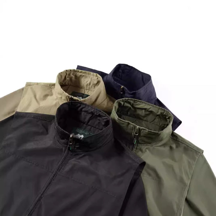 Herren Angler- und Reiseweste mit perforiertem Innenfutter, verdeckten Reißverschlusstaschen und verstellbarem Saum Drune