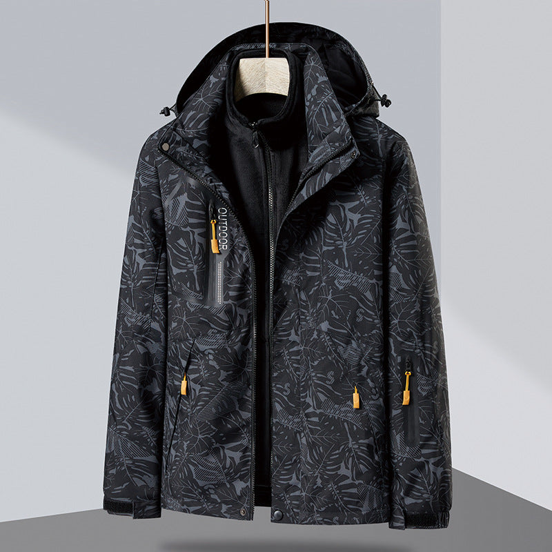 Herren Technische wetterfeste Outdoor-Jacke Drune