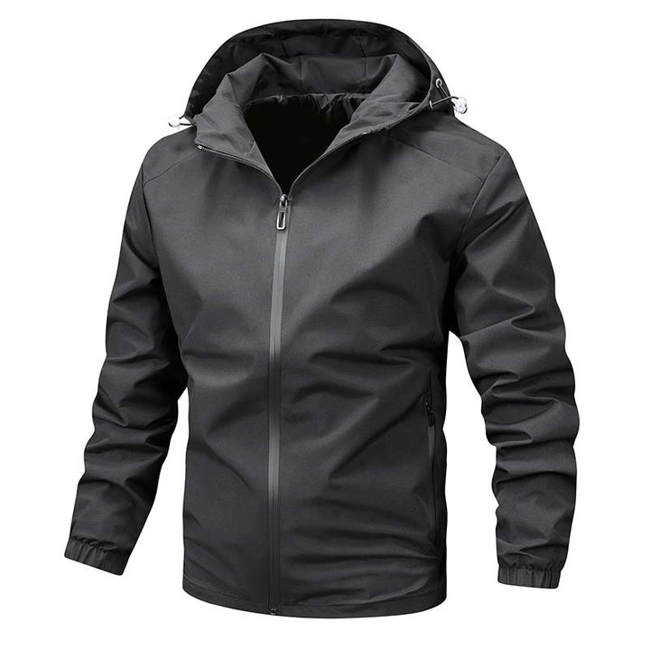 Herren Leichte Softshell‑Kapuzenjacke mit wasserabweisender Membran und versiegelten Reißverschlüssen Drune