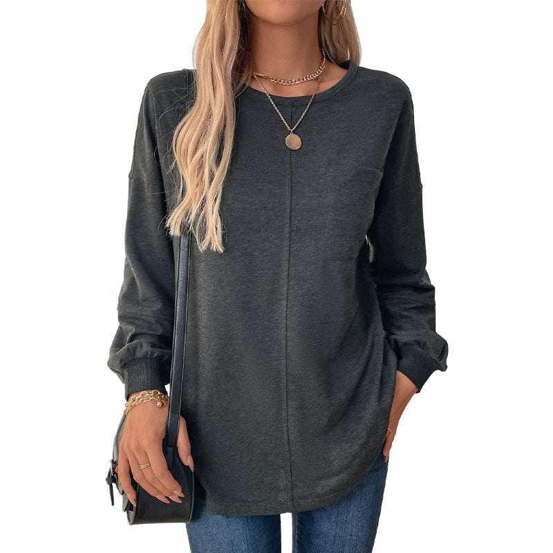 Damen Legeres Langarmshirt Drune