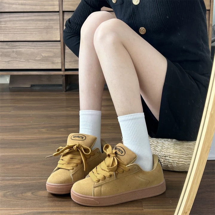 Damen Sneaker aus hochwertigem Wildleder mit weicher Dämpfung Drune