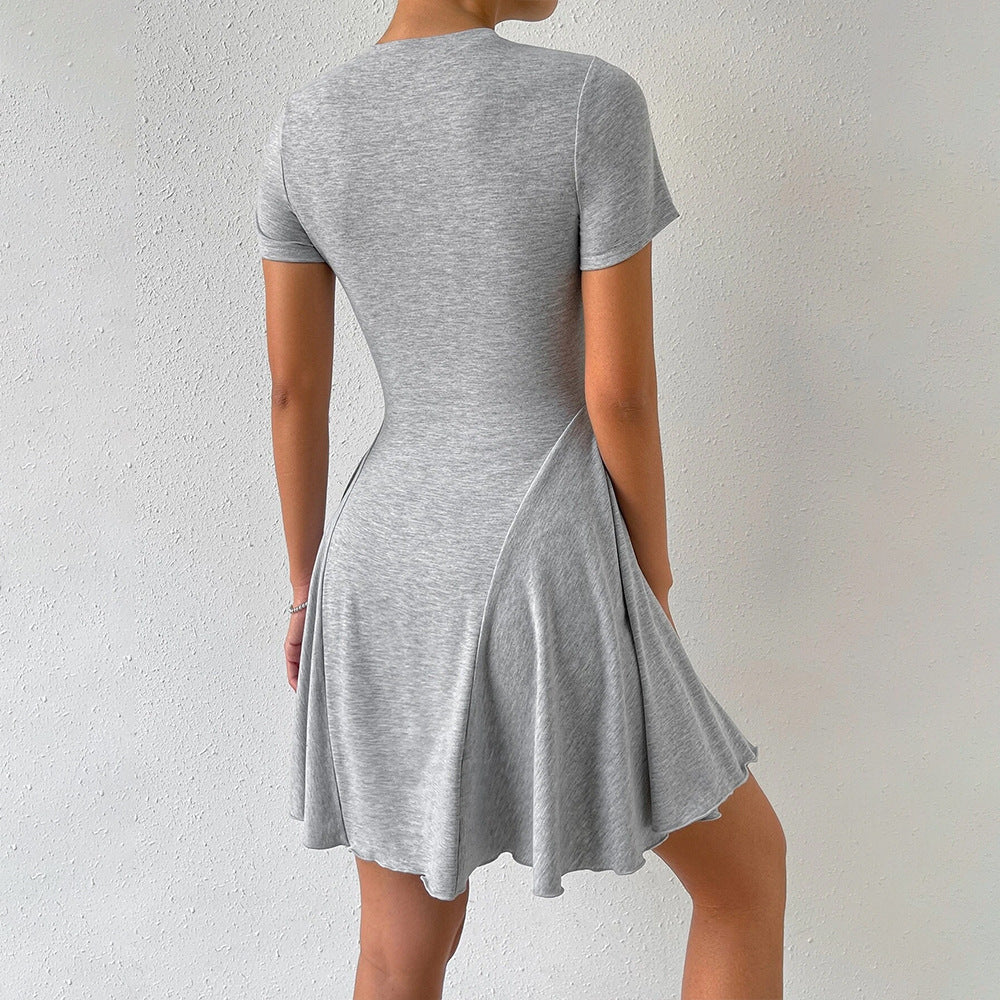 Damen Freizeitkleid mit schmeichelndem Schnitt und eleganter A-Linien Silhouette Drune