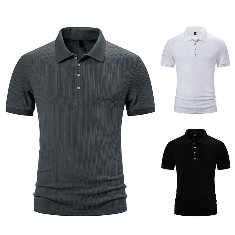 Herren hochwertiges Poloshirt mit moderner Struktur Drune