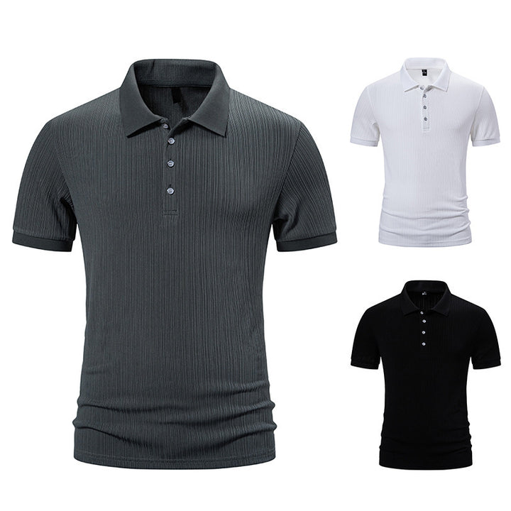 Herren hochwertiges Poloshirt mit moderner Struktur Drune
