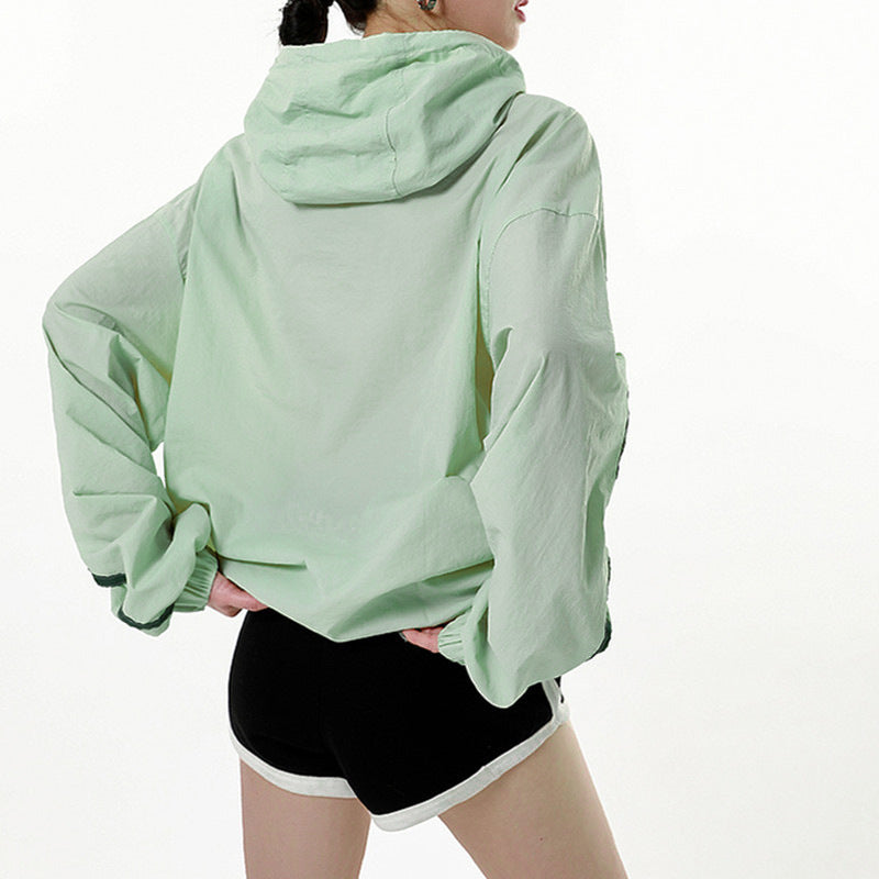 Damen Sportliche Windjacke Drune