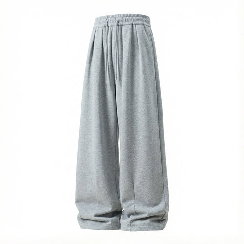 Damen Ultraweite Sweathose im Palazzo‑Schnitt mit Kellerfaltenbund und Kordelzug Drune