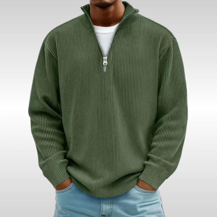 Herren Modischer Zip-Pullover