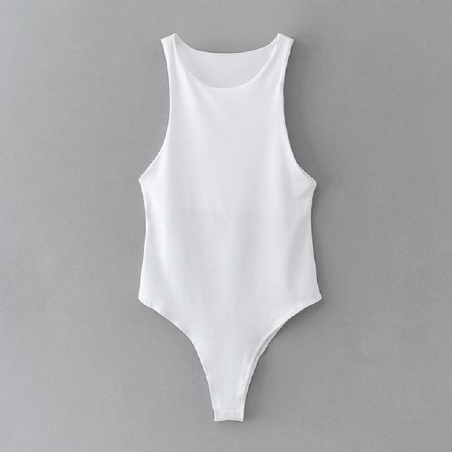 Damen Figurbetontes Tanktop mit breitem Trägerdesign Drune