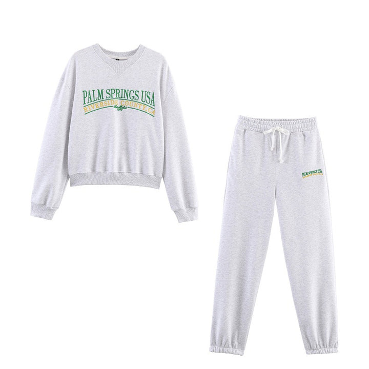 Damen Sportliche Sweatpants mit elastischem Bund und praktischem Logo Drune