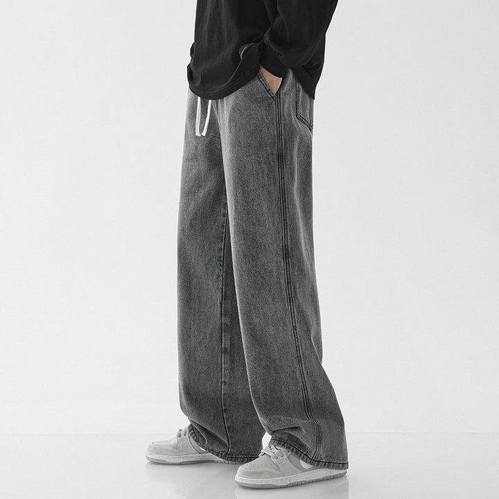 Herren weite Denim-Hose im modernen Vintage-Stil Drune
