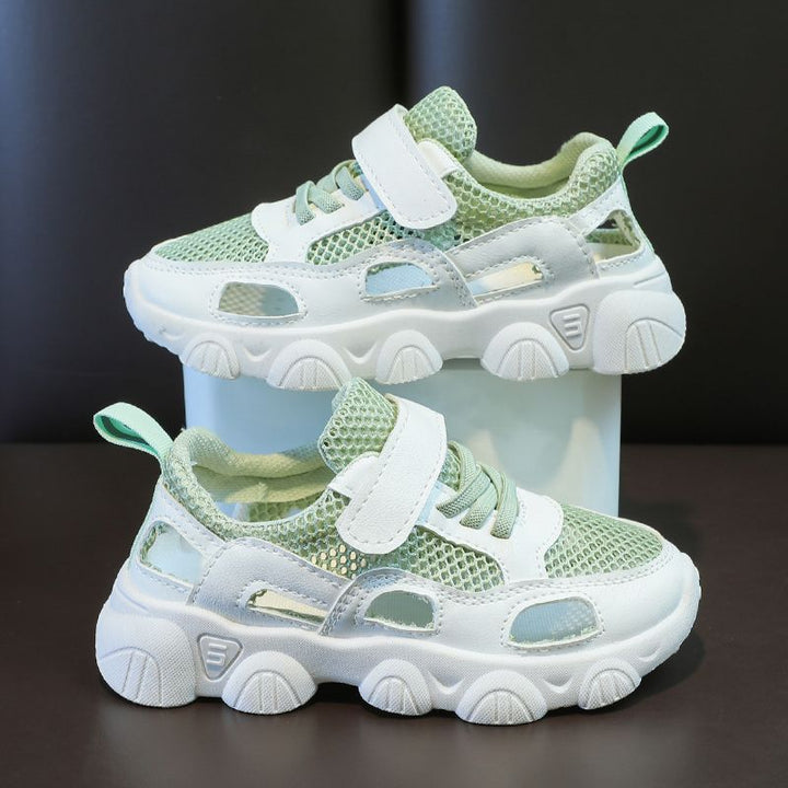 Damen Atmungsaktive Freizeitsneaker mit verstellbarem Klettverschluss und rutschfester Sohle Drune