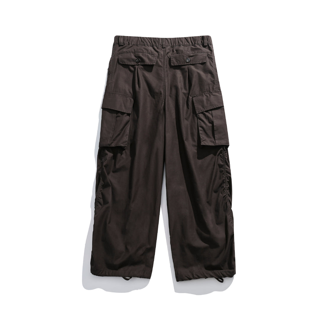 Damen Weite Cargo‑Culotte mit elastischem Tunnelzugbund und Saumkordel Drune