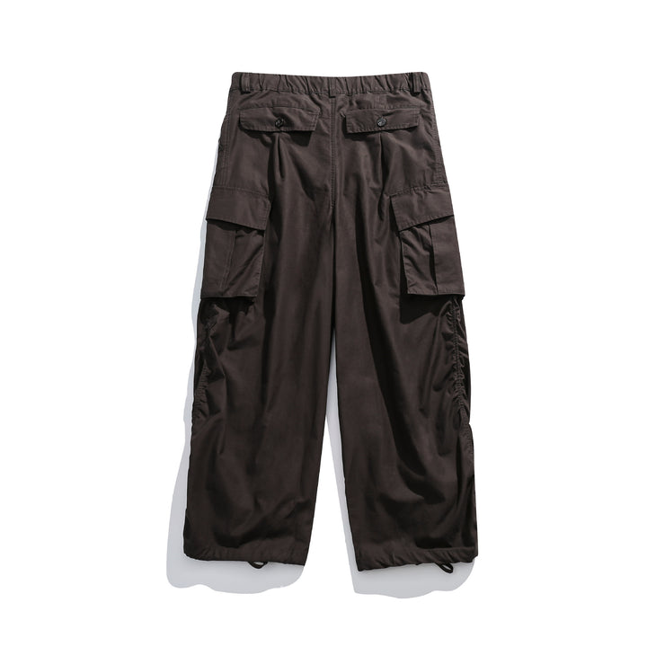 Damen Weite Cargo‑Culotte mit elastischem Tunnelzugbund und Saumkordel Drune