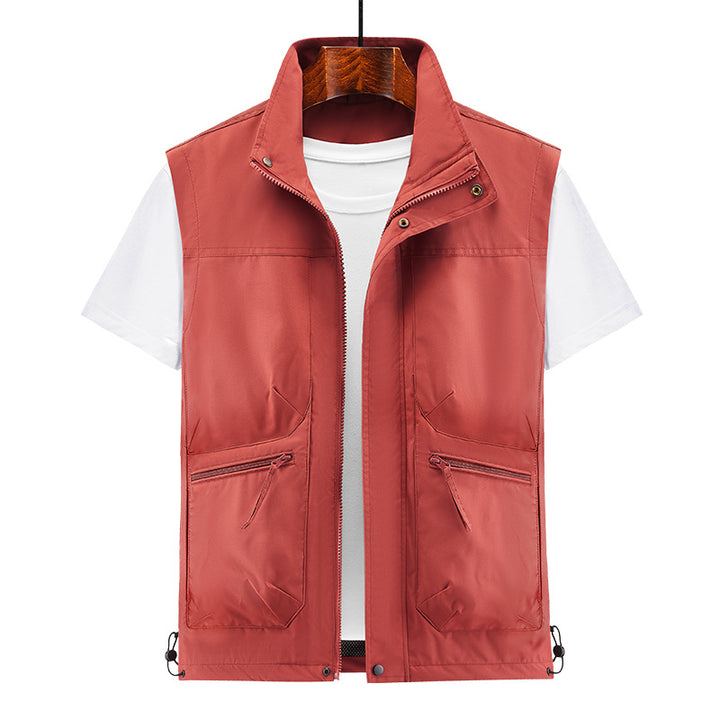Herren Multifunktionale Outdoor-Jacke mit hohem Kragen Drune