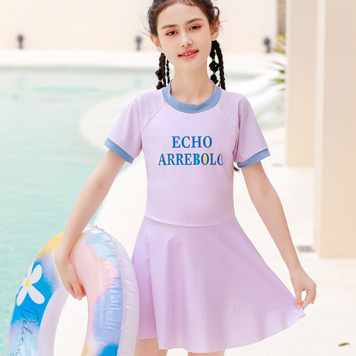 Mädchen sportliches Schwimmdress Drune