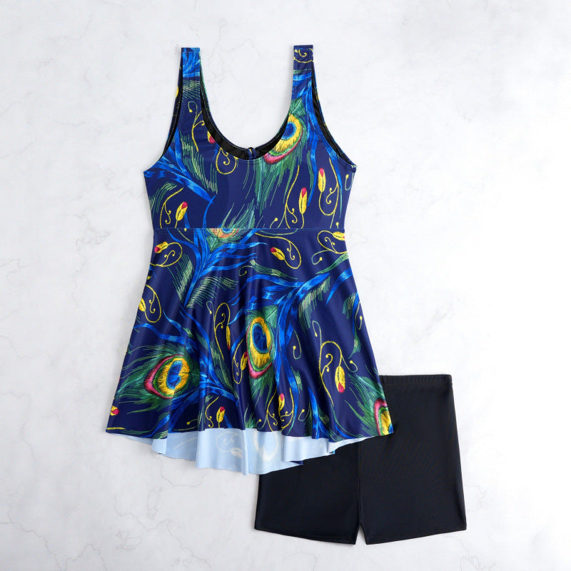 Damen Tankini-Oberteil mit seitlichem Raffungsdetail Drune