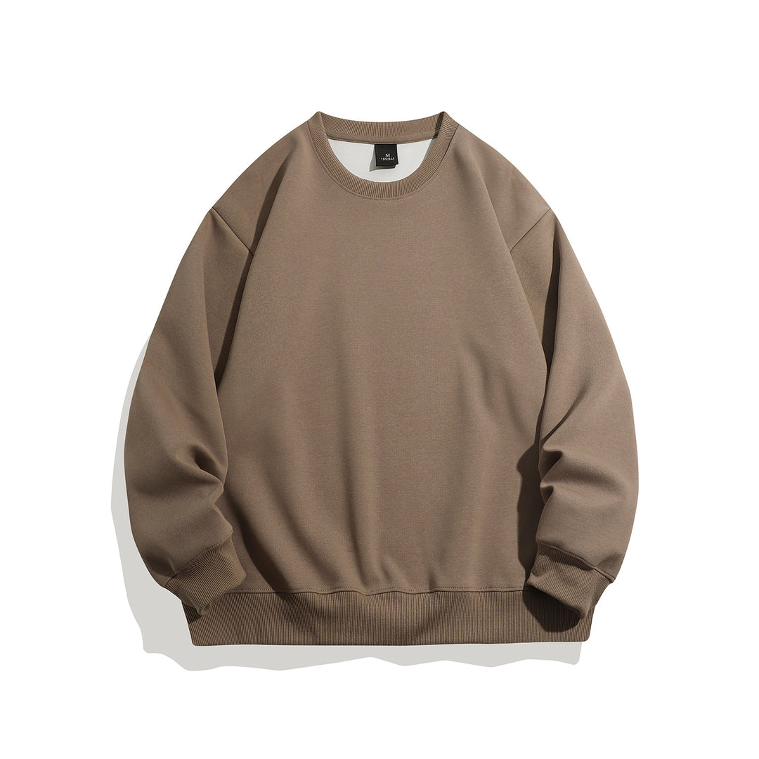Herren Oversize Rundhals‑Sweatshirt mit tiefem Sitz, Raglanärmeln und gerippten Bündchen Drune