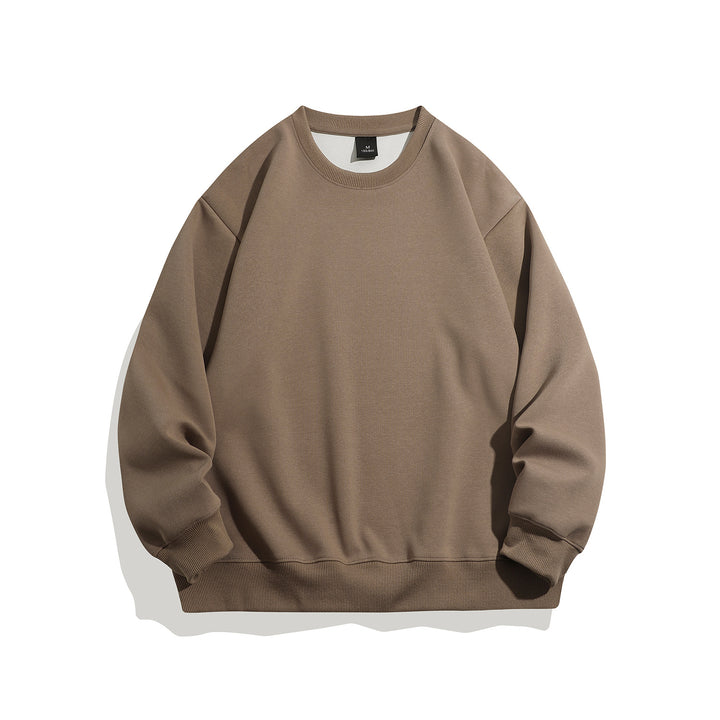 Herren Oversize Rundhals‑Sweatshirt mit tiefem Sitz, Raglanärmeln und gerippten Bündchen Drune