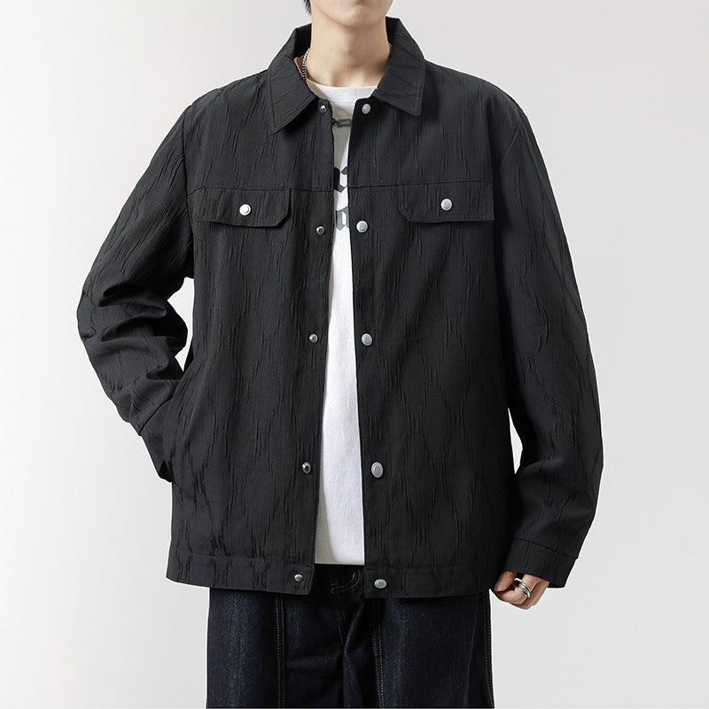 Herren lässige Utility-Jacke Drune
