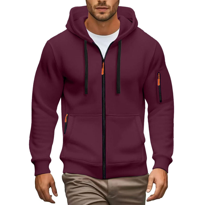 Herren Hochwertiger Zip-Hoodie Drune