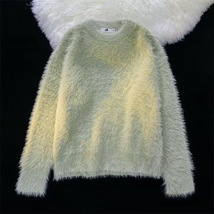 Damen Weicher Grobstrickpullover mit Rundhalsausschnitt Drune