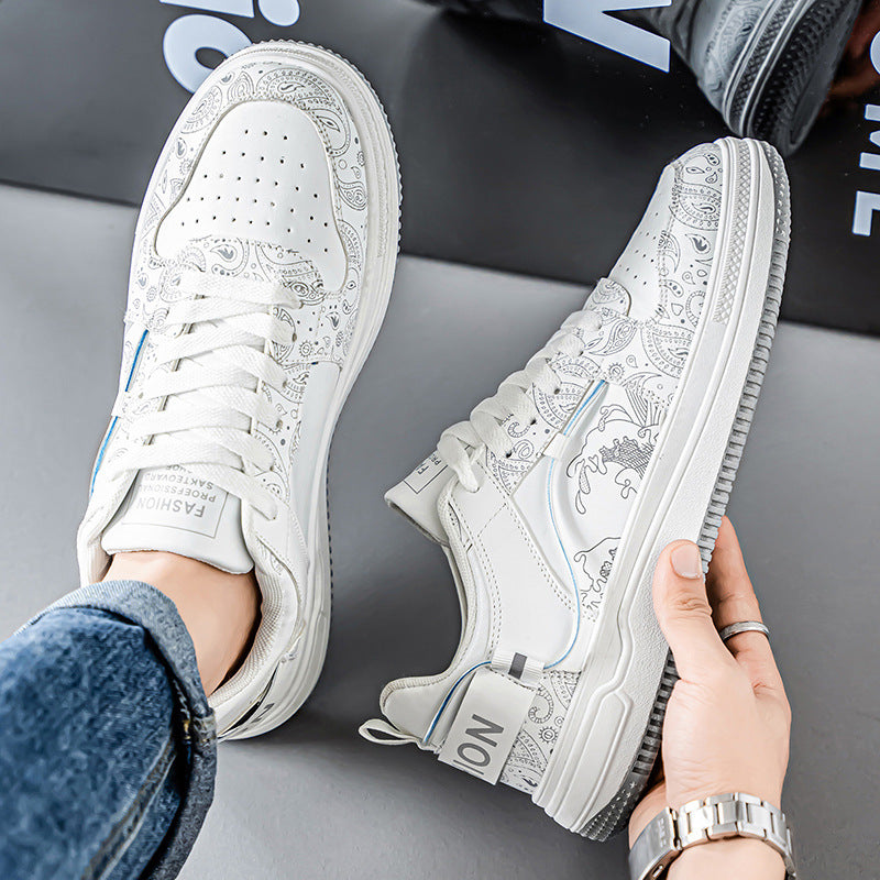 Damen Modische Sneakers mit einzigartiger grafischer Oberflächenstruktur Drune