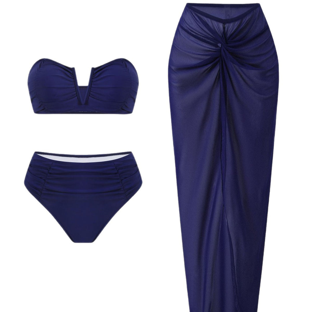 Damen Badeanzug-Set mit elegantem Rock von Drune