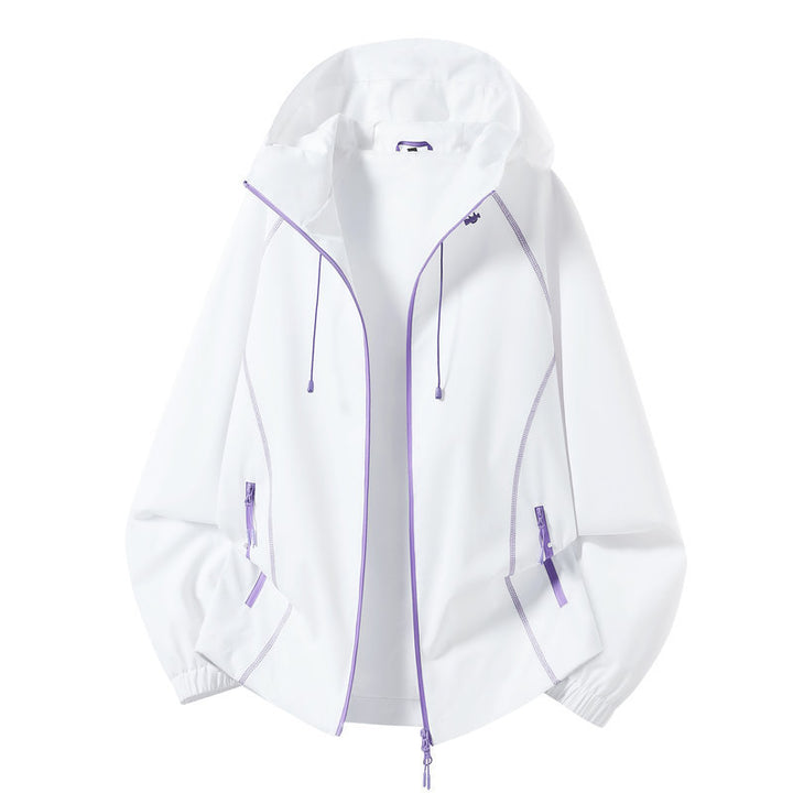 Damen Leichte Sportjacke mit Kapuze Drune