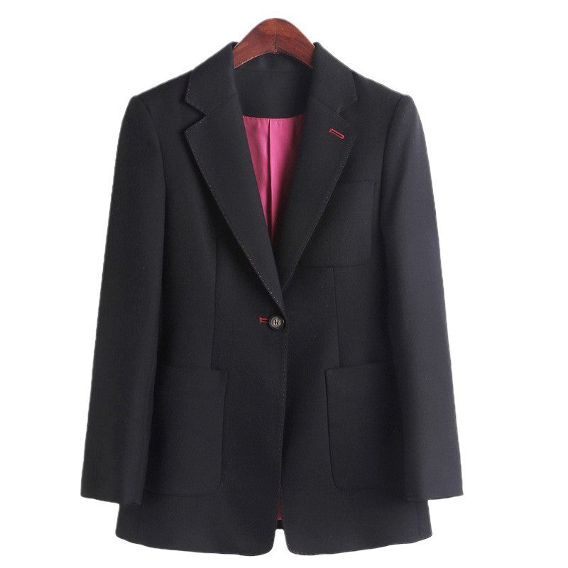 Damen Modischer Blazer mit großen Taschen Drune