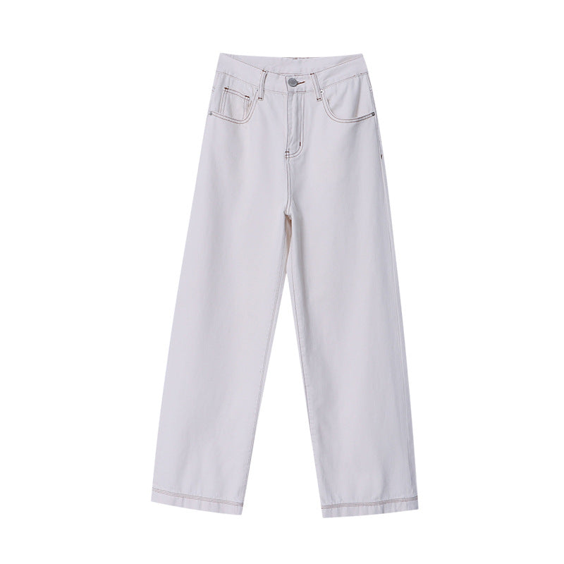 Damen weite High-Waist Jeans mit elegantem Schnitt und nachhaltigem Material Drune