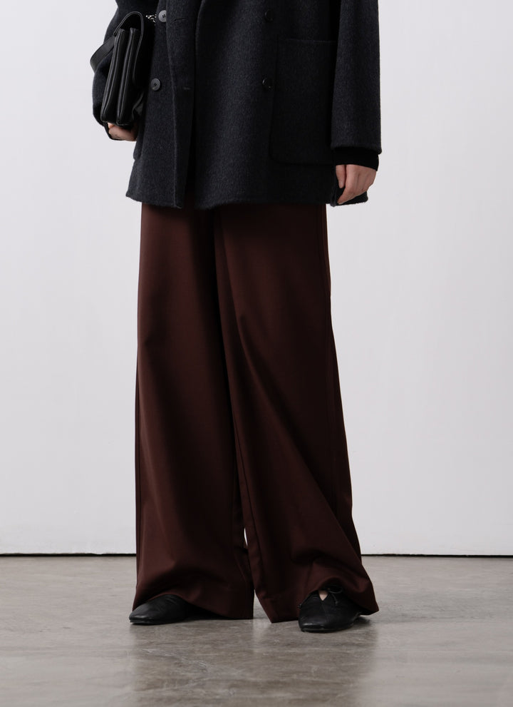 Damen Hochtaillierte Weite Hosen Drune