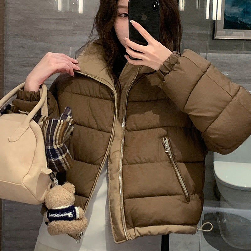 Damen Kurze, wattierte Freizeitjacke mit seitlichen Reißverschlusstaschen Drune