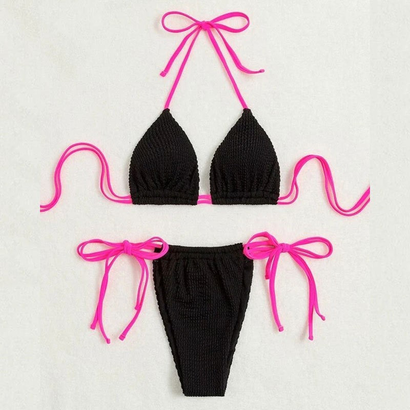 Damen Triangel-Bikini mit raffinierten Schnürdetails Drune