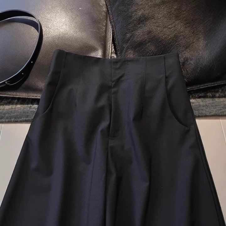 Damen Weit geschnittene schicke Hose Drune