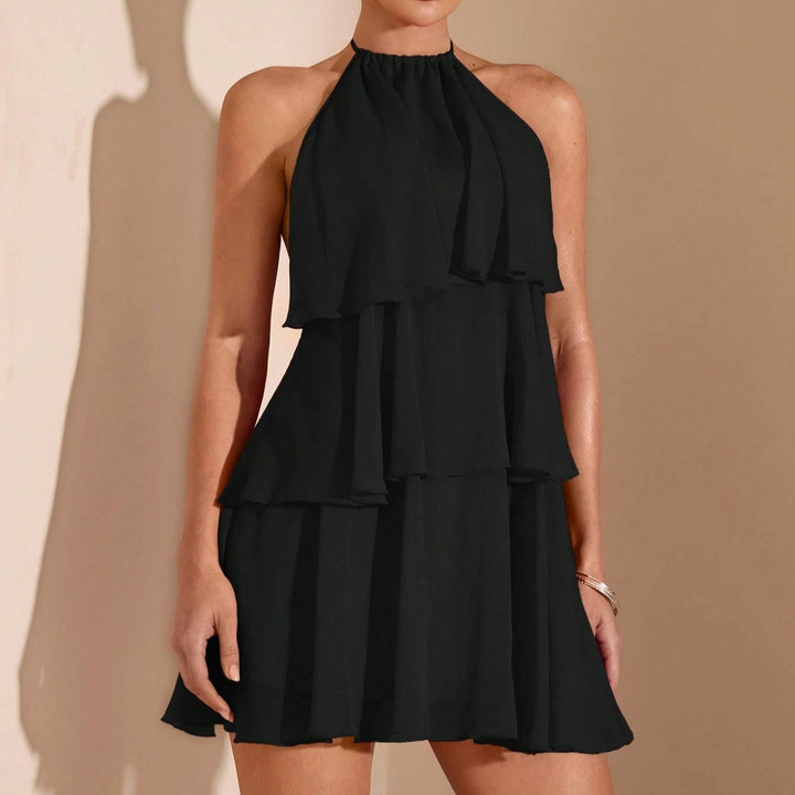 Damen Sommerliches Kleid mit raffinierten Rüschendetails Drune
