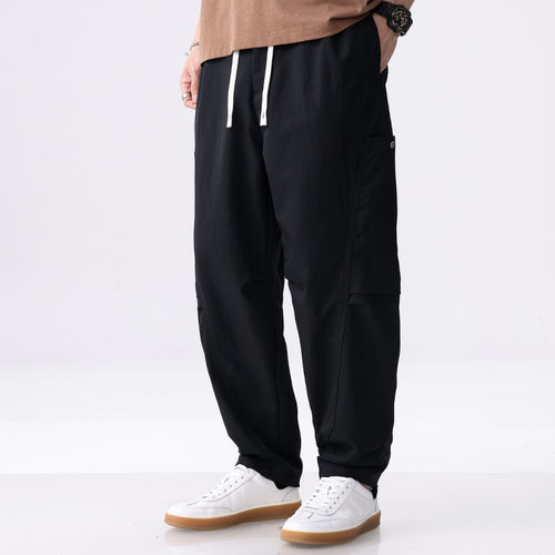 Herren Cargo-Jogginghose mit Kordelzug, elastischem Saum und seitlichen Utility‑Taschen Drune