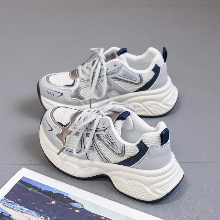 Damen Multicolor Laufschuhe mit atmungsaktiver Obermaterialstruktur und rutschfester Sohle Drune