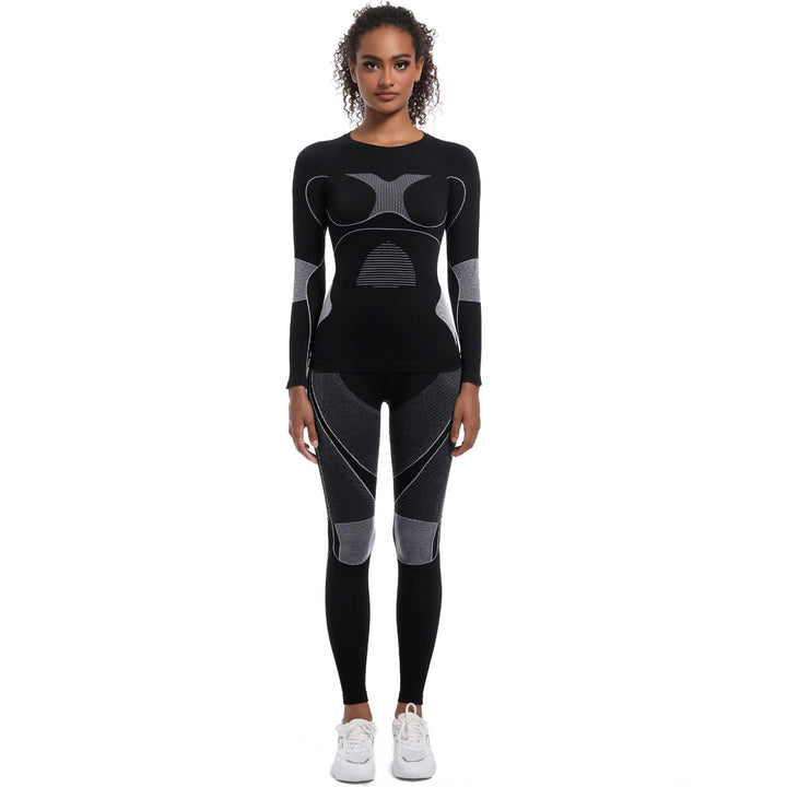 Damen Athletisches Kompressions-Set mit atmungsaktivem Elastic-Werkstoff Drune