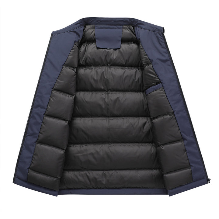 Herren Modische Übergangsjacke mit hochgeschlossenem Kragen Drune